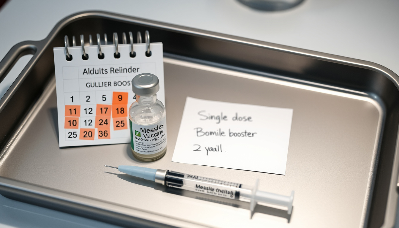 Measles Vaccination: Do Adults Need a Booster